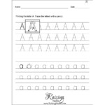 Tracing Each Letter A-Z Worksheets - Raising Hooks