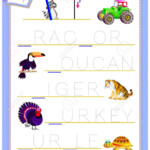 Tracing Letter T For Study English Alphabet. Printable Worksheet..