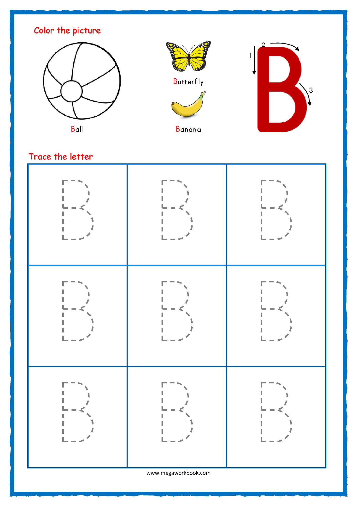 Tracing Letters - Alphabet Tracing - Capital Letters