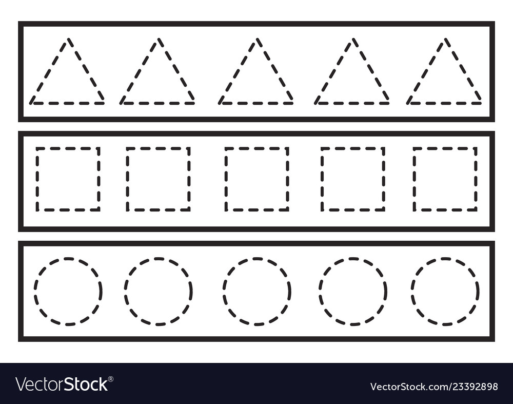 Tracing Lines For Preschool Or Kindergarten