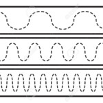 Tracing Lines Vector For Preschool Or Kindergarten And Special..