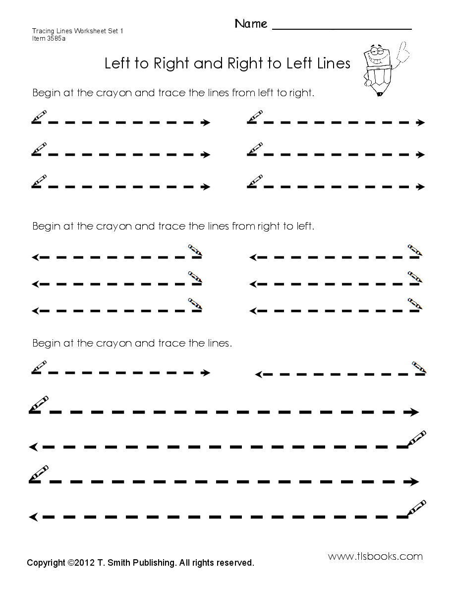 Tracing Lines Worksheet Set 1 | Tracing Lines, Line Tracing