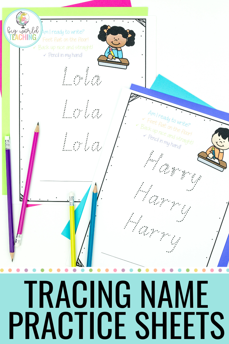 Tracing Name Practice Sheets In 2020 | Name Practice, Name