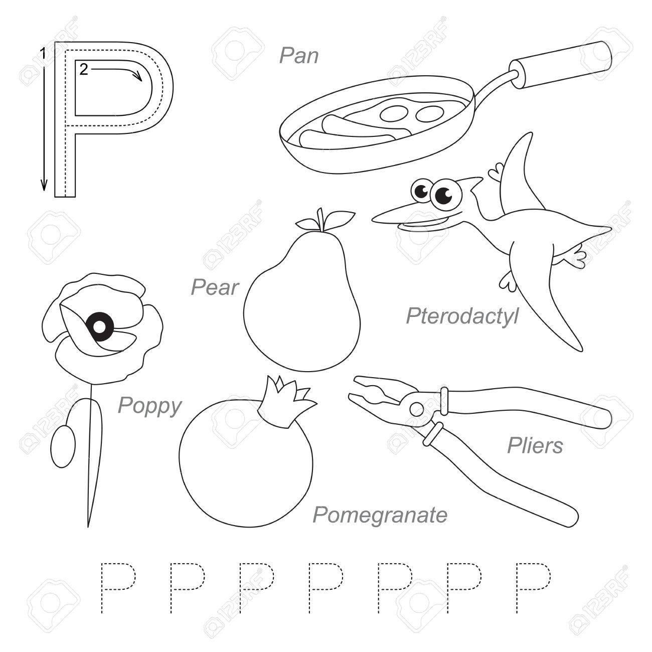 Tracing Worksheet For Children. Full English Alphabet From A..