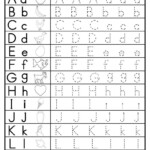 Uppercase And Lowercase Letter Tracing Worksheets | Alphabet