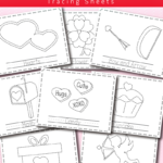 Valentines Day Printable Tracing Activity - Messy Little Monster
