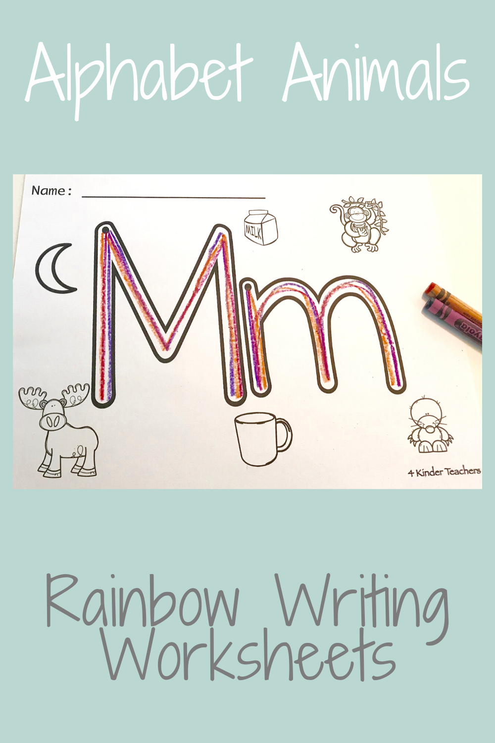 What Is Rainbow Writing - Fun, Engaging Activity - 4 Kinder