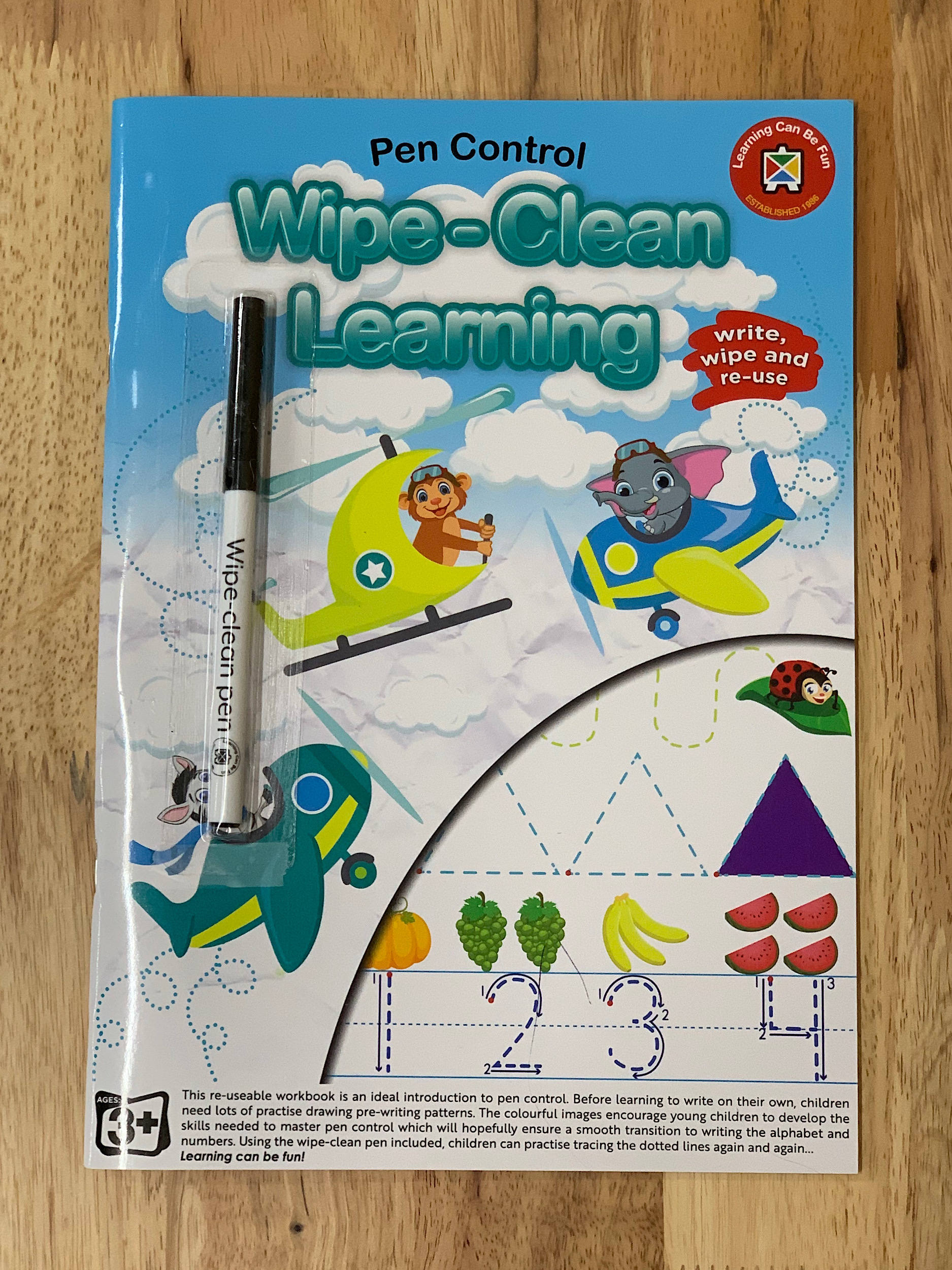 Wipe Clean Learning Pen Control