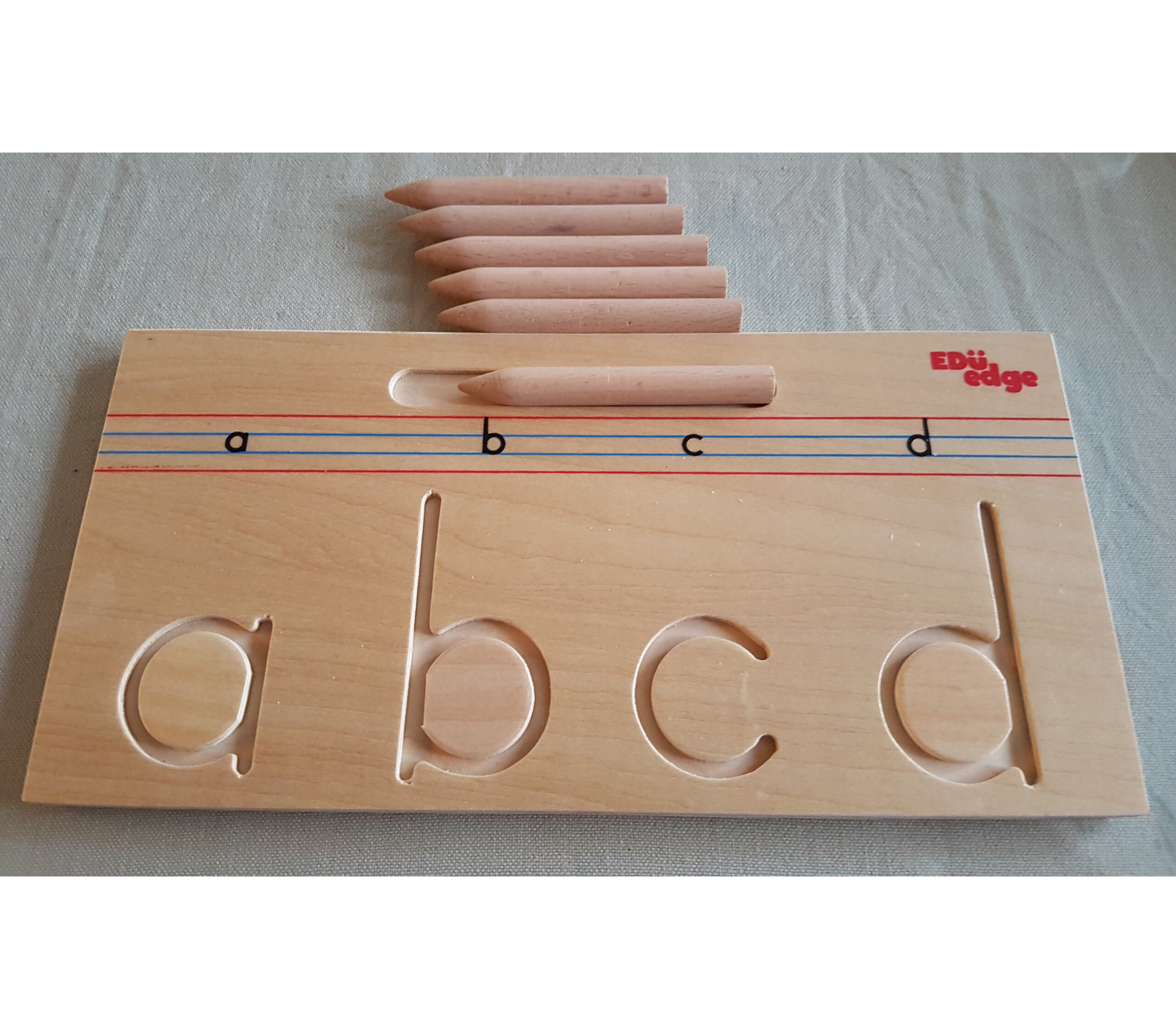 Wooden Alphabet Tracing - Lowercase A-Z Tracing Boards - Pre Writing Skills