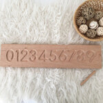 Wooden Number Tracing Board - Montessori Learning Resource