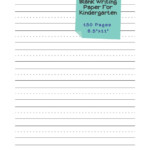 Worksheet ~ Worksheet Writing Pages For Kindergarten Blank