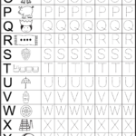 Worksheets For Kindergarten – Alphabet Tracing | Preschool