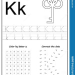 Writing Letter K. Worksheet. Writing A-Z, Alphabet