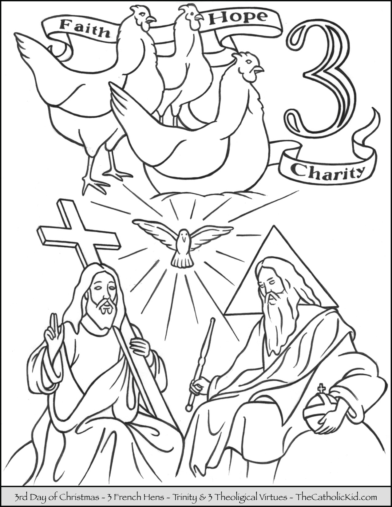 12 Days Of Christmas Coloring Pages - Thecatholickid