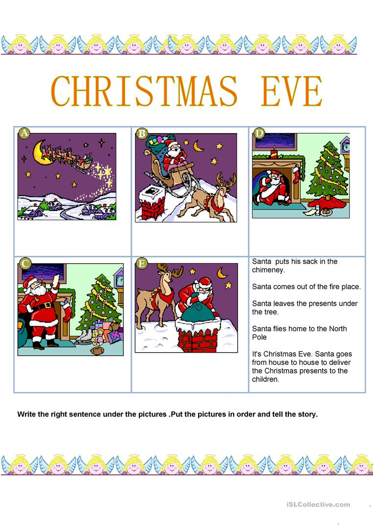 Christmas Story Worksheet