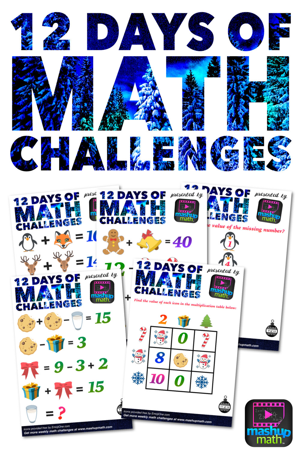 Are You Ready For 12 Days Of Holiday Math Challenges