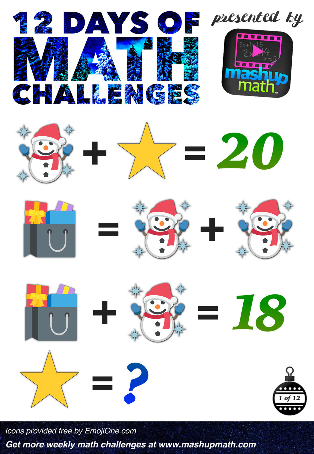 Are You Ready For 12 Days Of Holiday Math Challenges