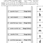 Building Words With Word Ladders - Great For Building