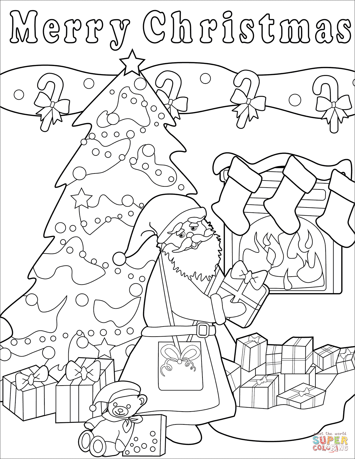 Christmas Around The World Coloring Pages Worksheets