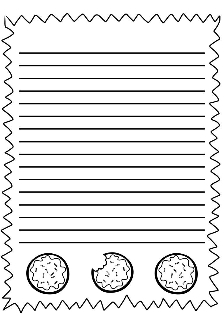 Christmas Cookie Writing Worksheet | Writing Worksheets