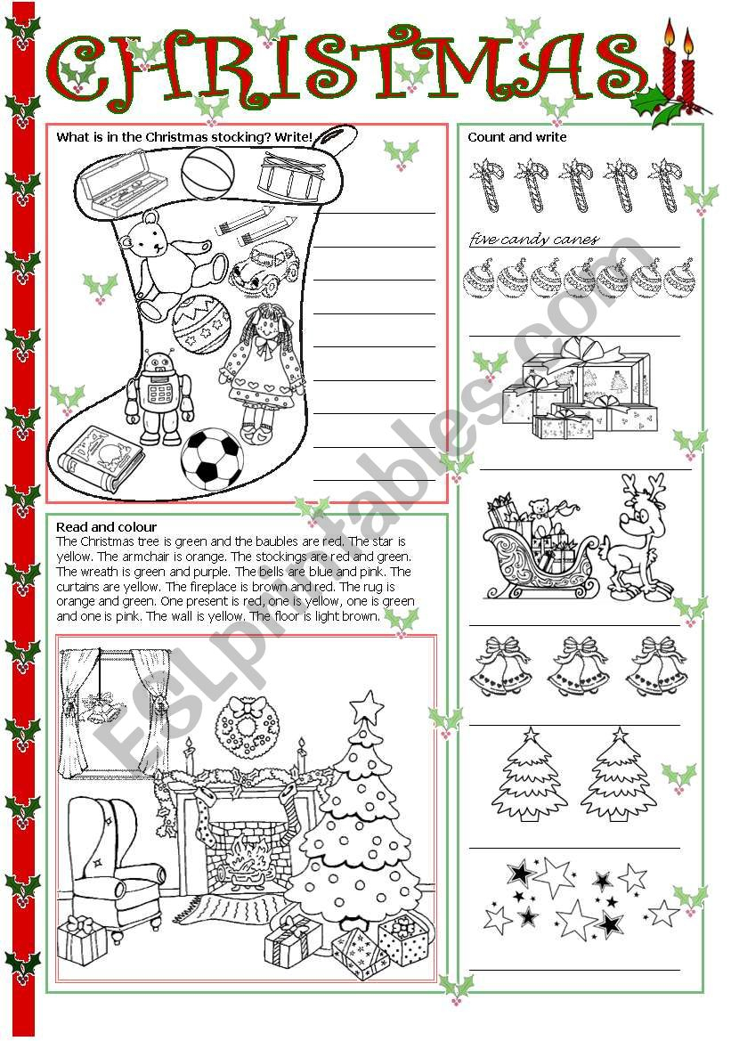 Christmas - Esl Worksheettecus