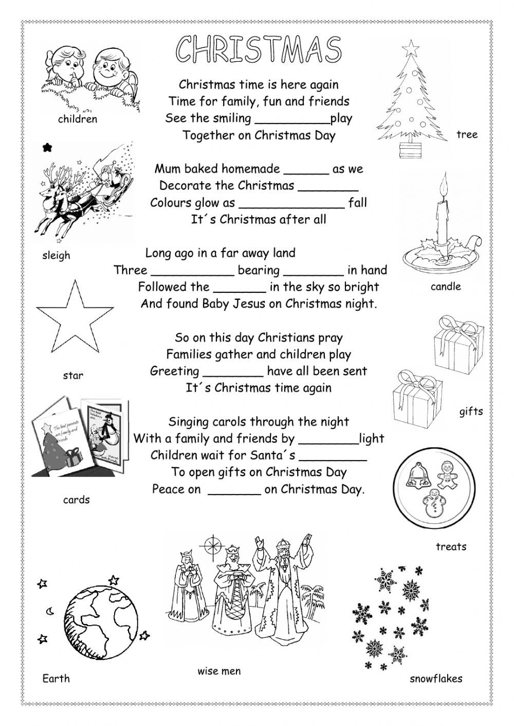 Christmas Interactive And Downloadable Worksheet. You Can Do