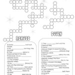 Christmas Irregular Verbs Crossword (With Key) - English Esl