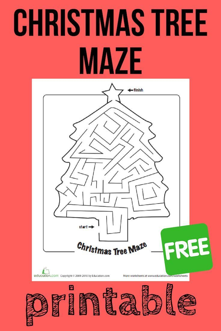 Christmas Maze | Worksheet | Education | Christmas Maze