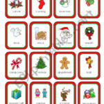 Christmas Memory Cards (16 Cards) - Esl Worksheetpinky