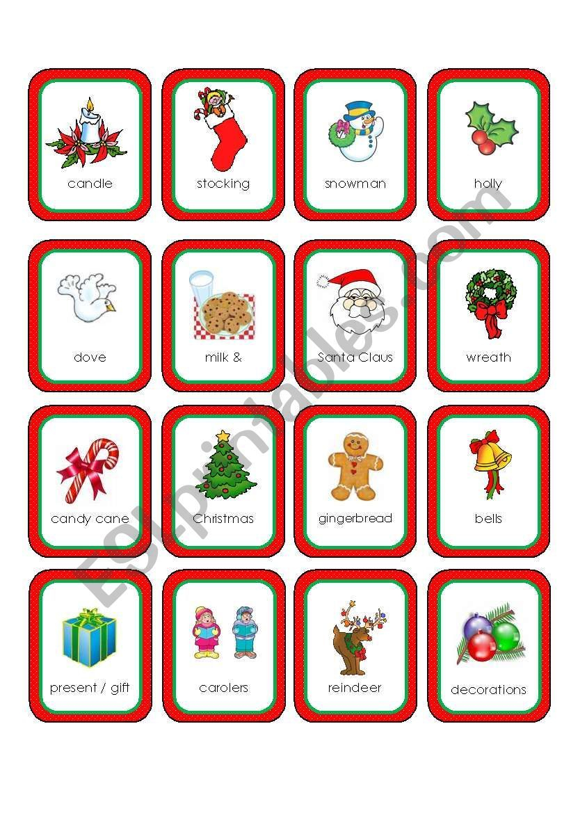 A Christmas Memory Worksheet - TracingLettersWorksheets.com