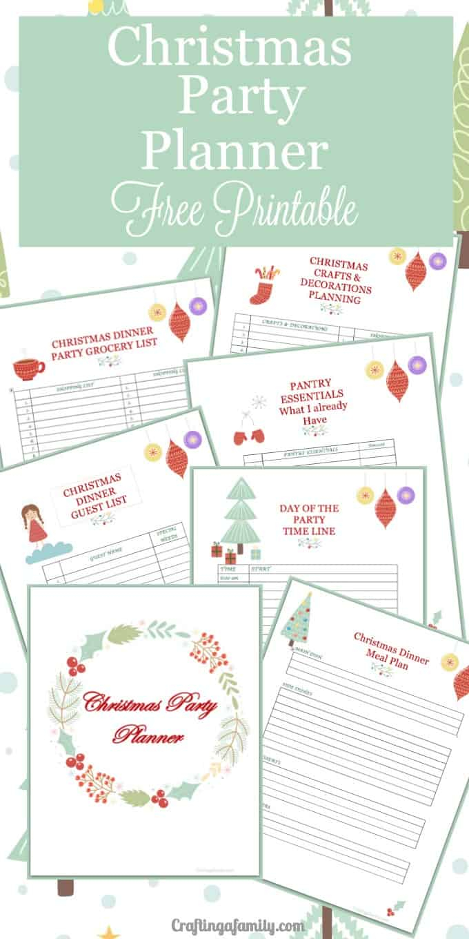 Christmas Party Planning Printable Free Free Pdf Download