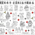Christmas Pictionary - English Esl Worksheets For Distance
