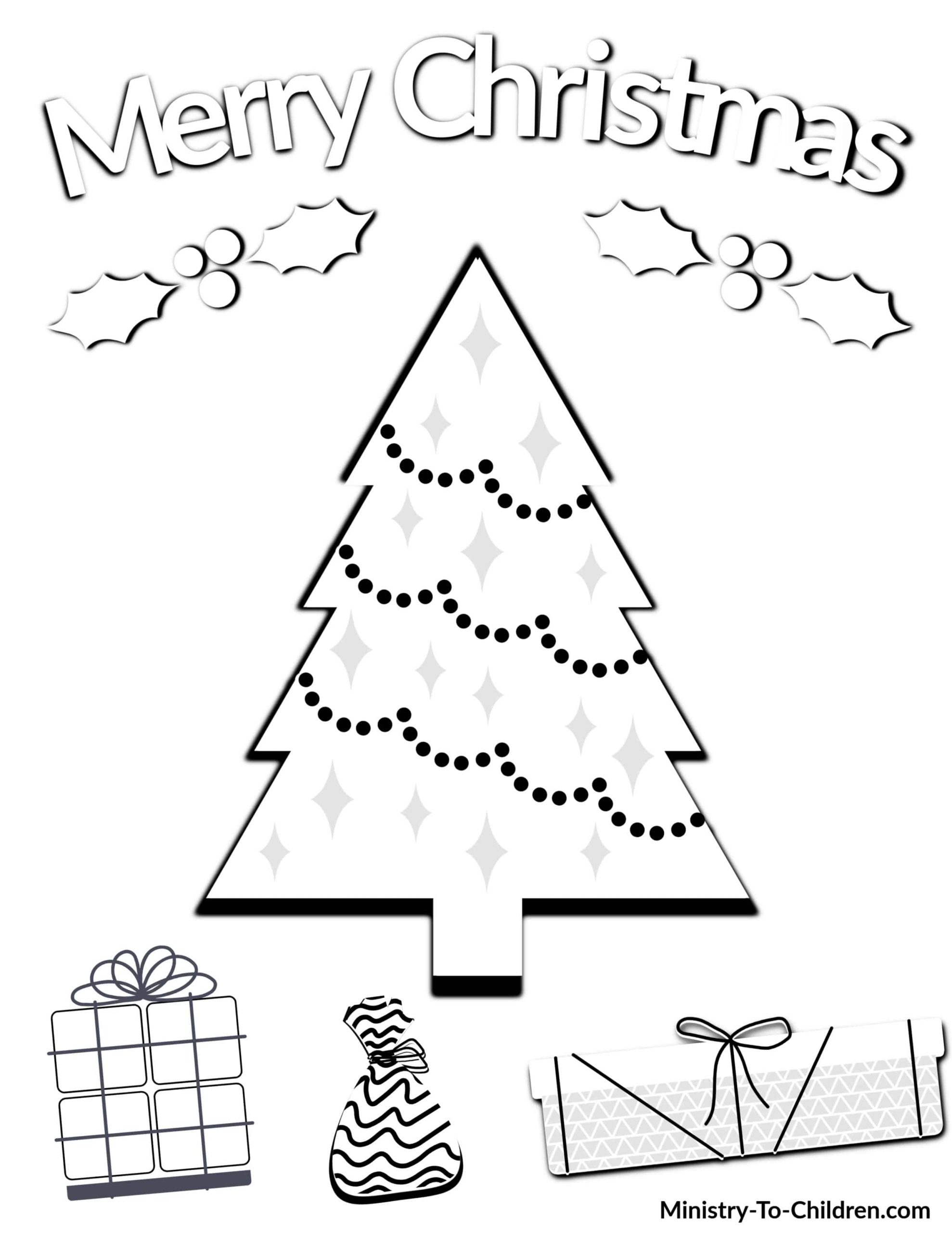 Christmas Picturesing Pages Worksheets For Kids Free Easy