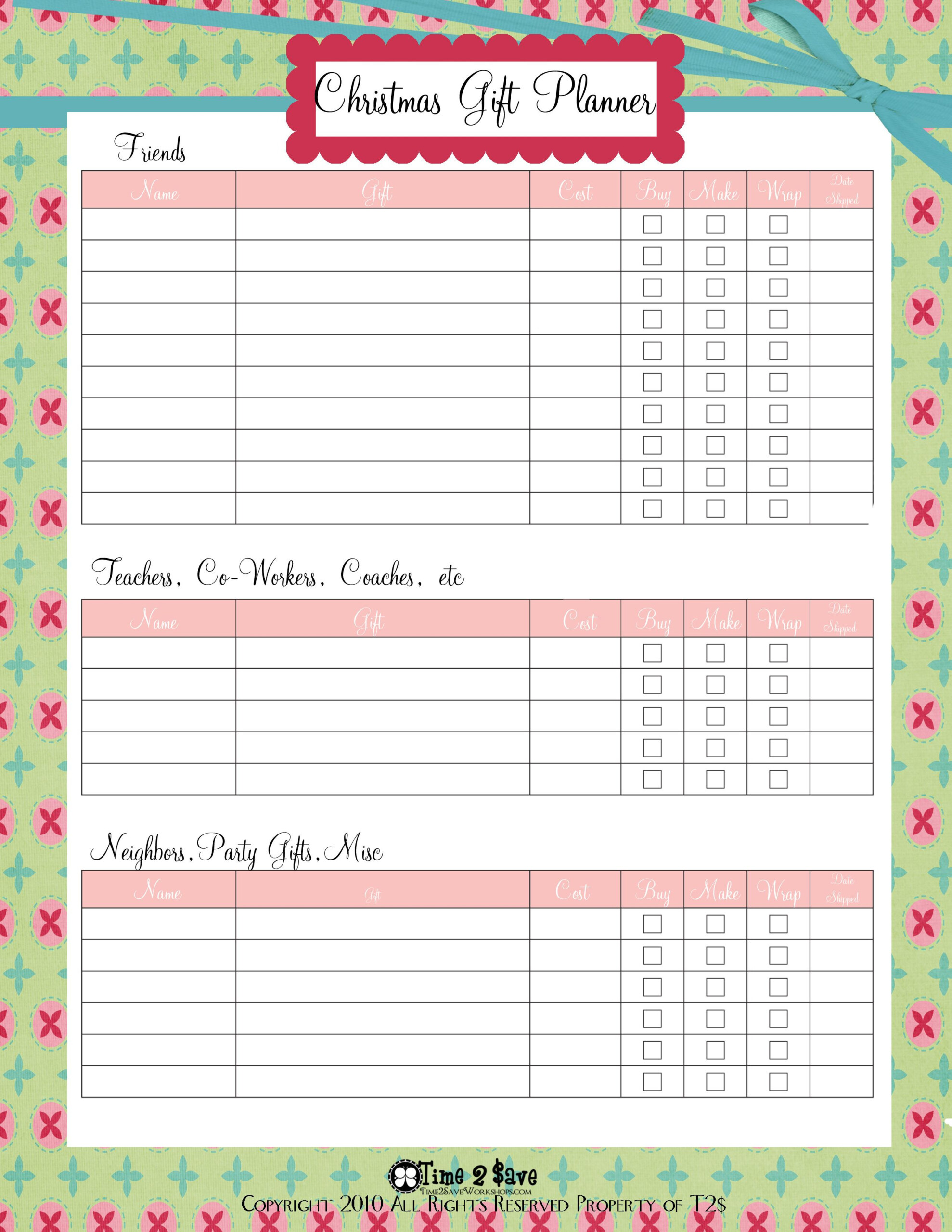Christmas Planner Archives - Page 2 Of 2 - Time 2 Save