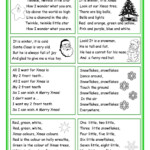 Christmas Rhymes | Christmas Worksheets, English Rhymes