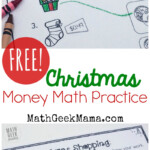 Christmas Shopping: Money Math Worksheets {Free}