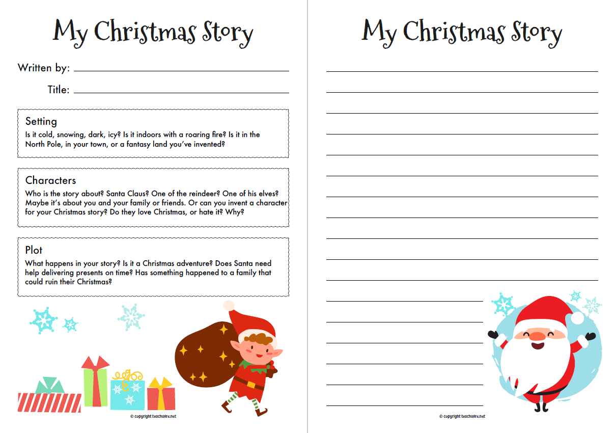 The Christmas Story Worksheet - TracingLettersWorksheets.com