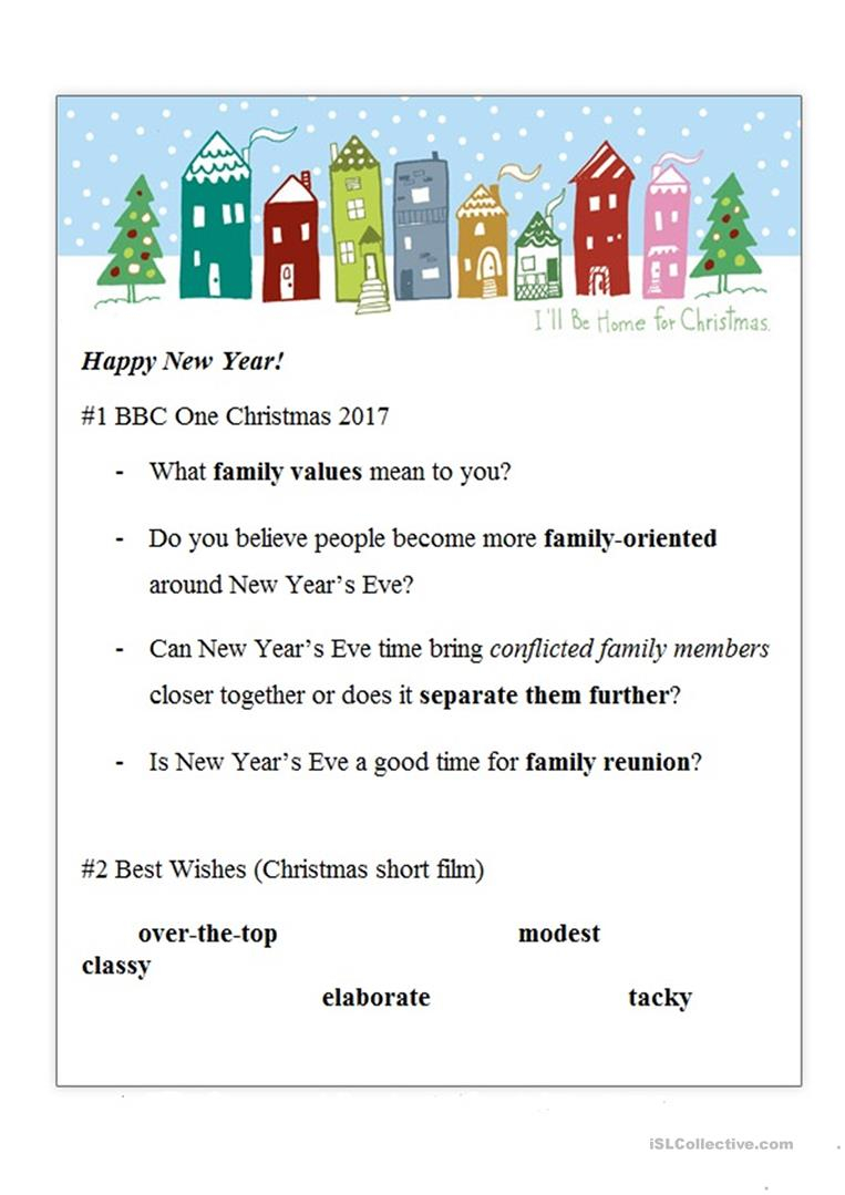 Christmas Videos Worksheet - English Esl Worksheets For