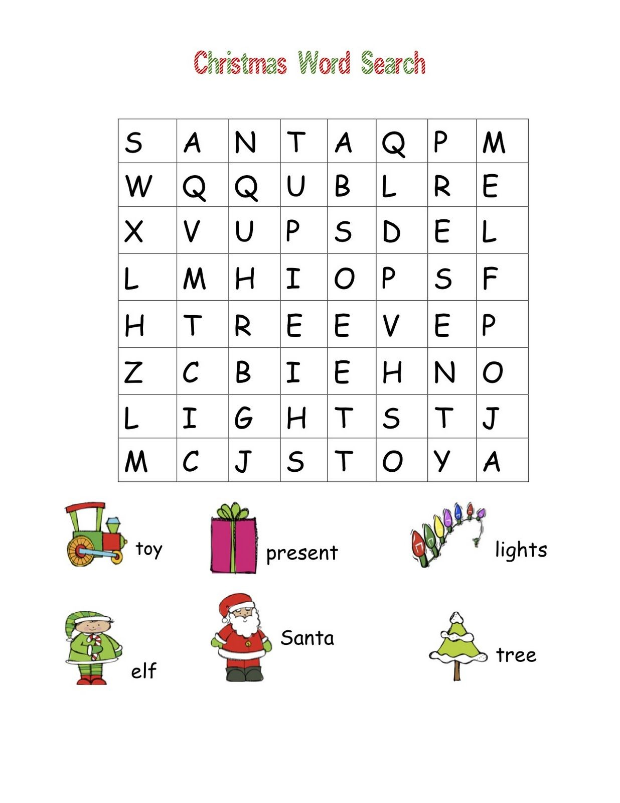 Christmas Word Searches! | Christmas Words, Christmas Word