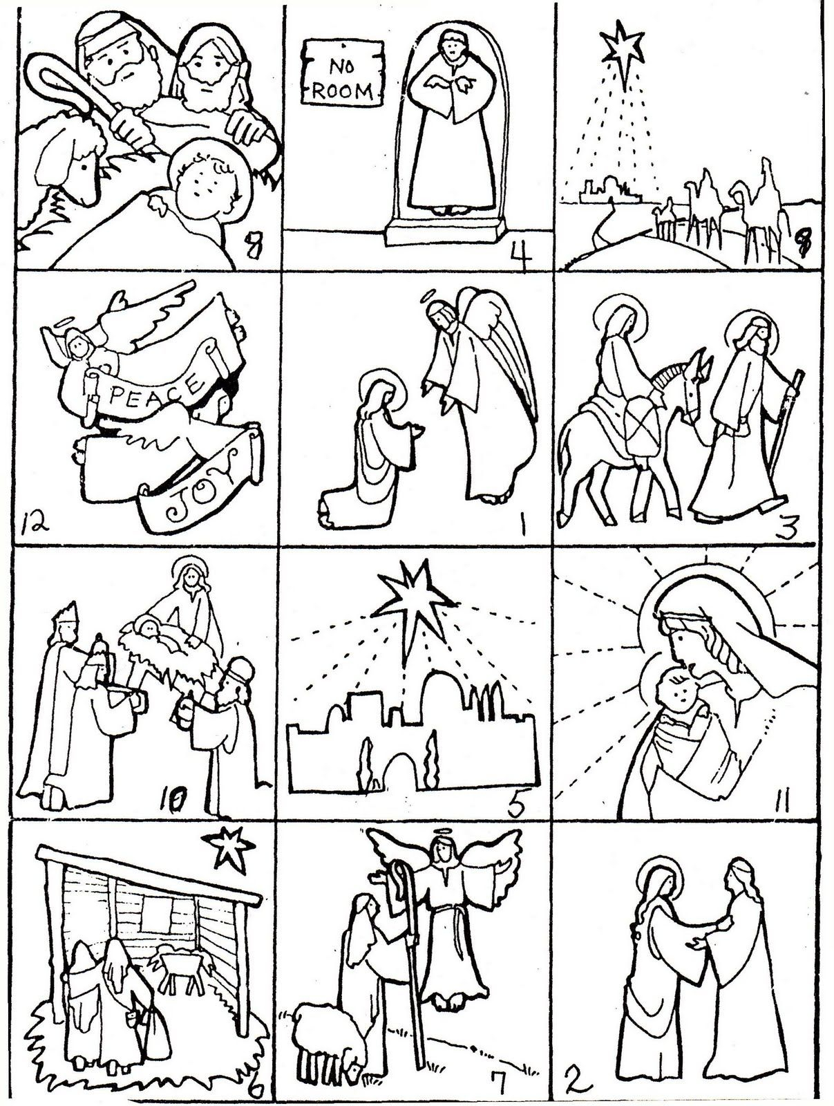 Christmas Story Sequencing Ks1 Worksheet