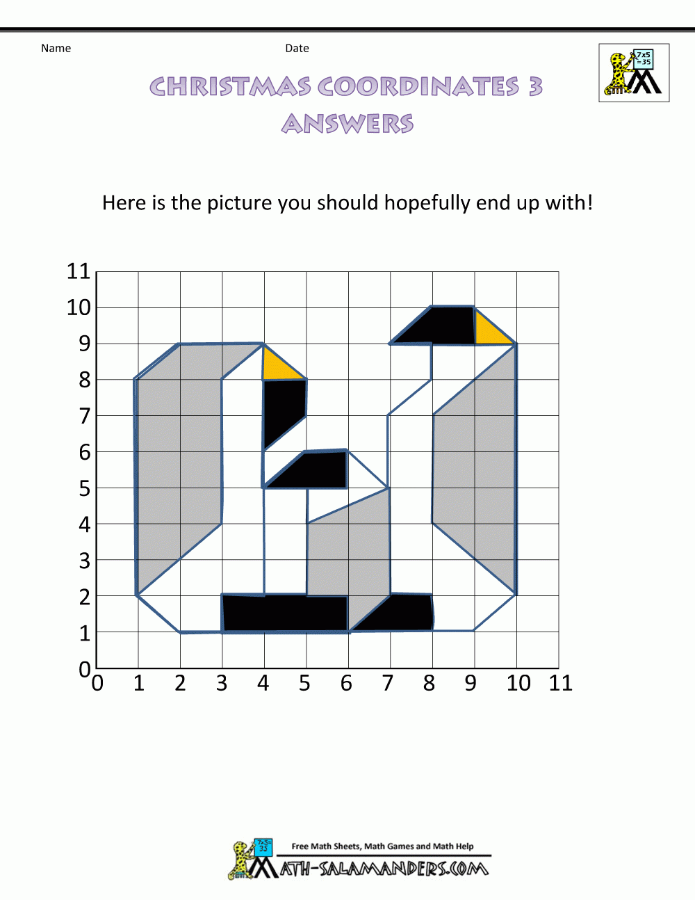 Coordinate Worksheets