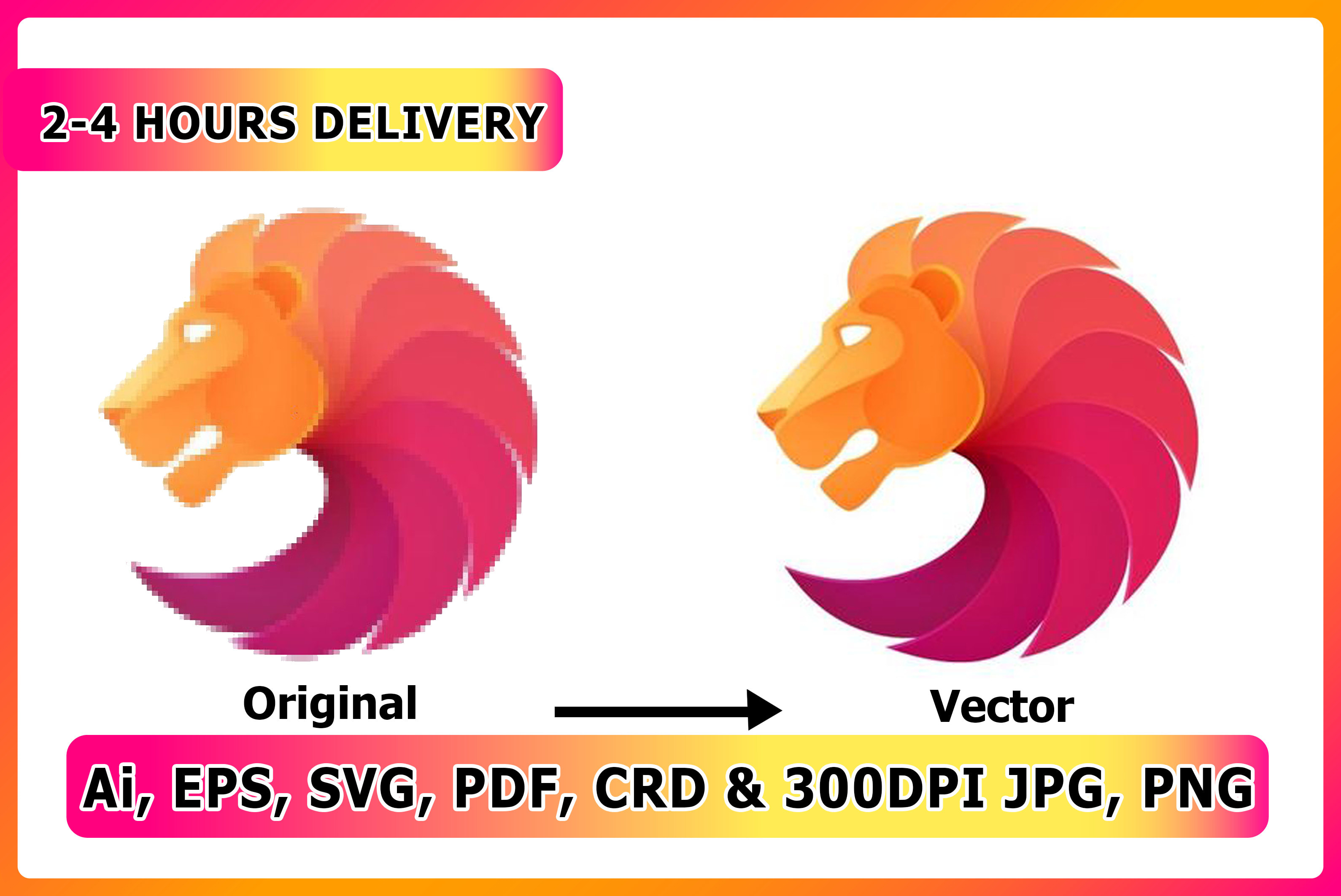 Do Vector Tracing, Vectorise Or Convert Logo To Vector