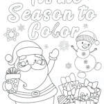 Free Christmas Coloring Pages For Adults And Kids