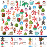 Free Christmas I Spy Printable - Kleinworth &amp; Co