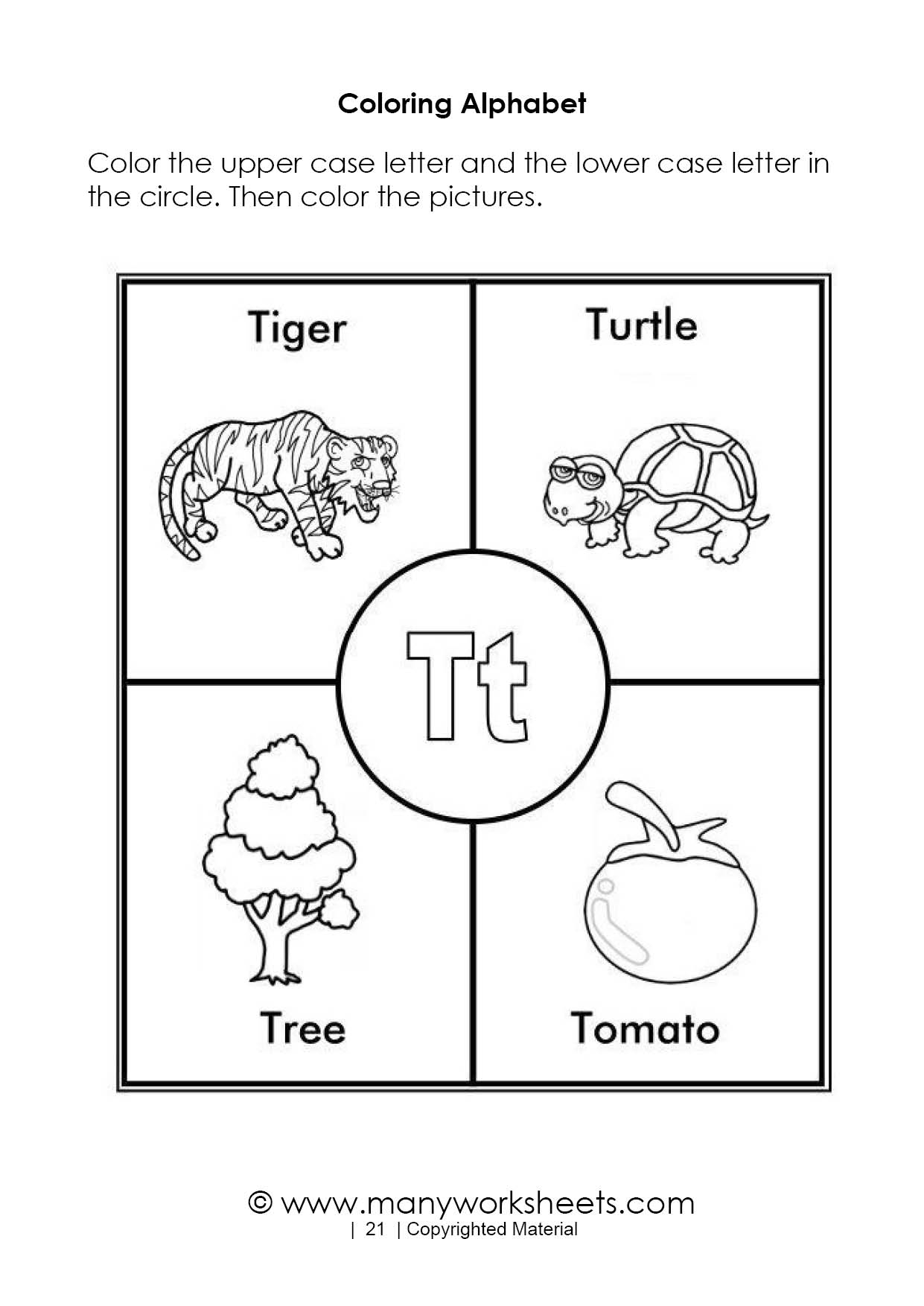 Free Coloring Letters For Toddlers To Make Tracing Name Easy