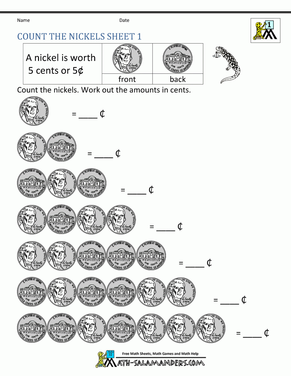 free printable money worksheets for 5th grade