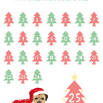Free, Printable &quot;countdown To Christmas&quot; Chart - Featuring