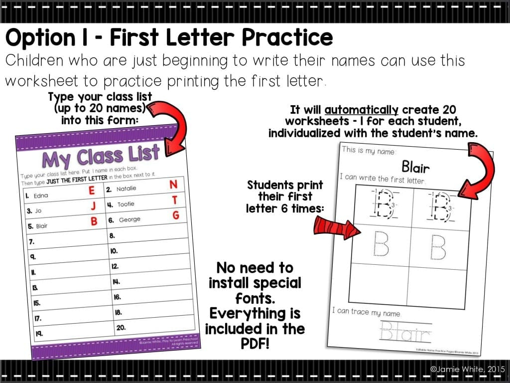 Name Tracing Benefits TracingLettersWorksheets