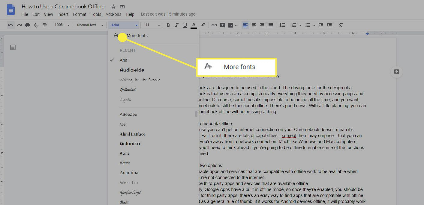 How To Add Fonts To Google Docs