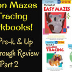 Kumon Mazes &amp; Tracing Workbooks For Pre-K &amp; Up: Flip Through Review (Part 2)